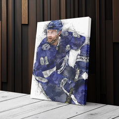 Steven Stamkos Canvas Art – Tampa Bay Lightning Wall Decor