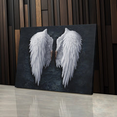 Banksy Angel Wings Canvas Wall Art Decor - Urban Street Art Poster