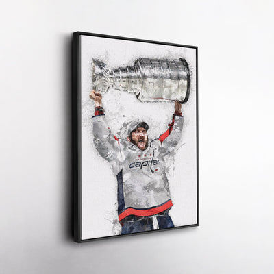 Alexander Ovechkin Canvas Art - Washington Capitals Wall Decor