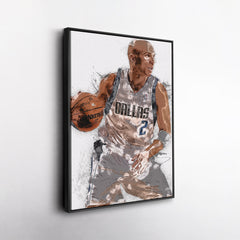 Jason Kidd Canvas Art – Dallas Mavericks Wall Decor