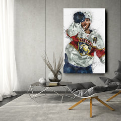 Matt Tkachuk Canvas Art – Florida Panthers Wall Decor