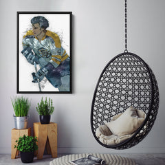 Bo Nix Canvas Art – Denver Broncos Wall Decor (Copy)