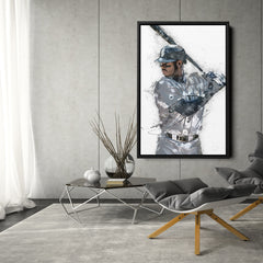 Ken Griffey Jr. Canvas Art – Seattle Mariners Wall Decor