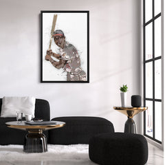 Hank Aaron Canvas Art – Atlanta Braves Wall Decor