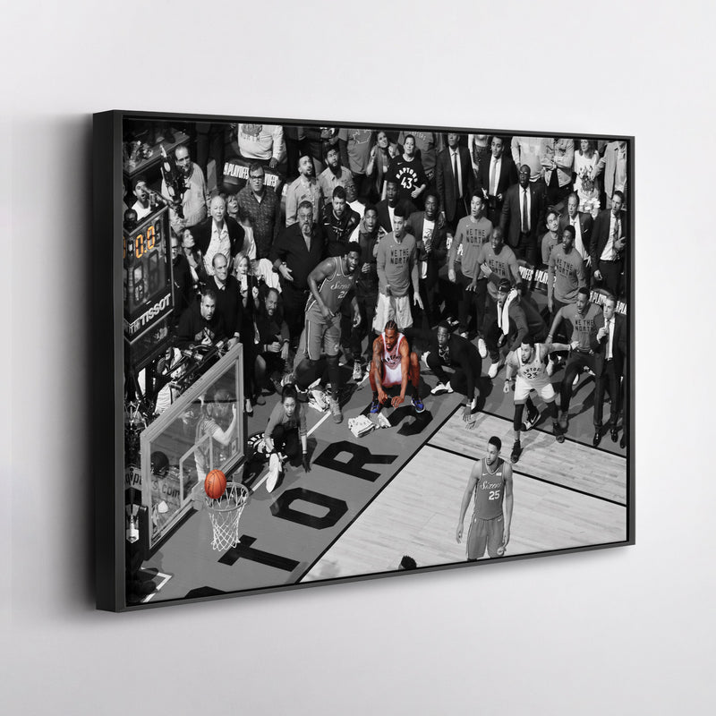 Kawhi Leonard Canvas Art – Raptors Game 7 Wall Decor