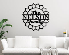 Family Name Custom Metal Sign