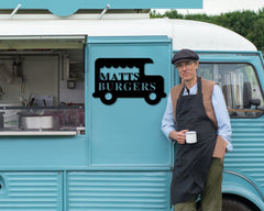 Food Truck Custom Metal Sign