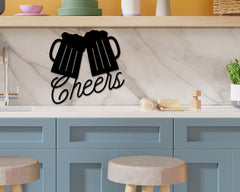 Cheers Custom Metal Sign