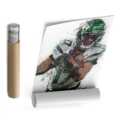 Garrett Wilson Canvas Art – New York Jets Wall Decor