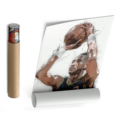 Alex English Canvas Art – Denver Nuggets Wall Decor